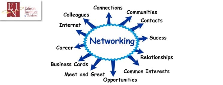 tips for networking to build your holistic nutritionist career | Online Nutrition Training Course & Diplomas | Edison Institute of Nutrition